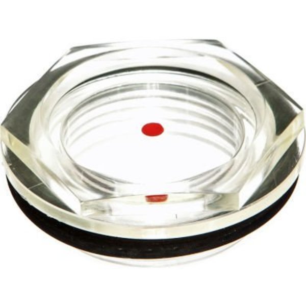 J.W. Winco Plastic Fluid Level Sight Glass - G 1/4" Pipe Thread - J.W. Winco 6311005 TLT-G1/4